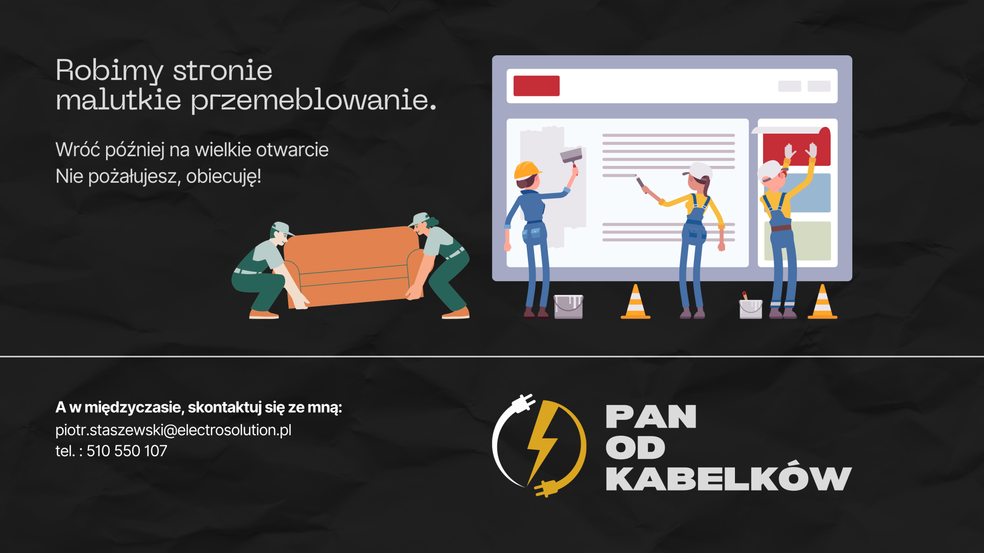 Wróć później na wielkie otwarcie, Nie pożałujesz, obiecuję! (1)